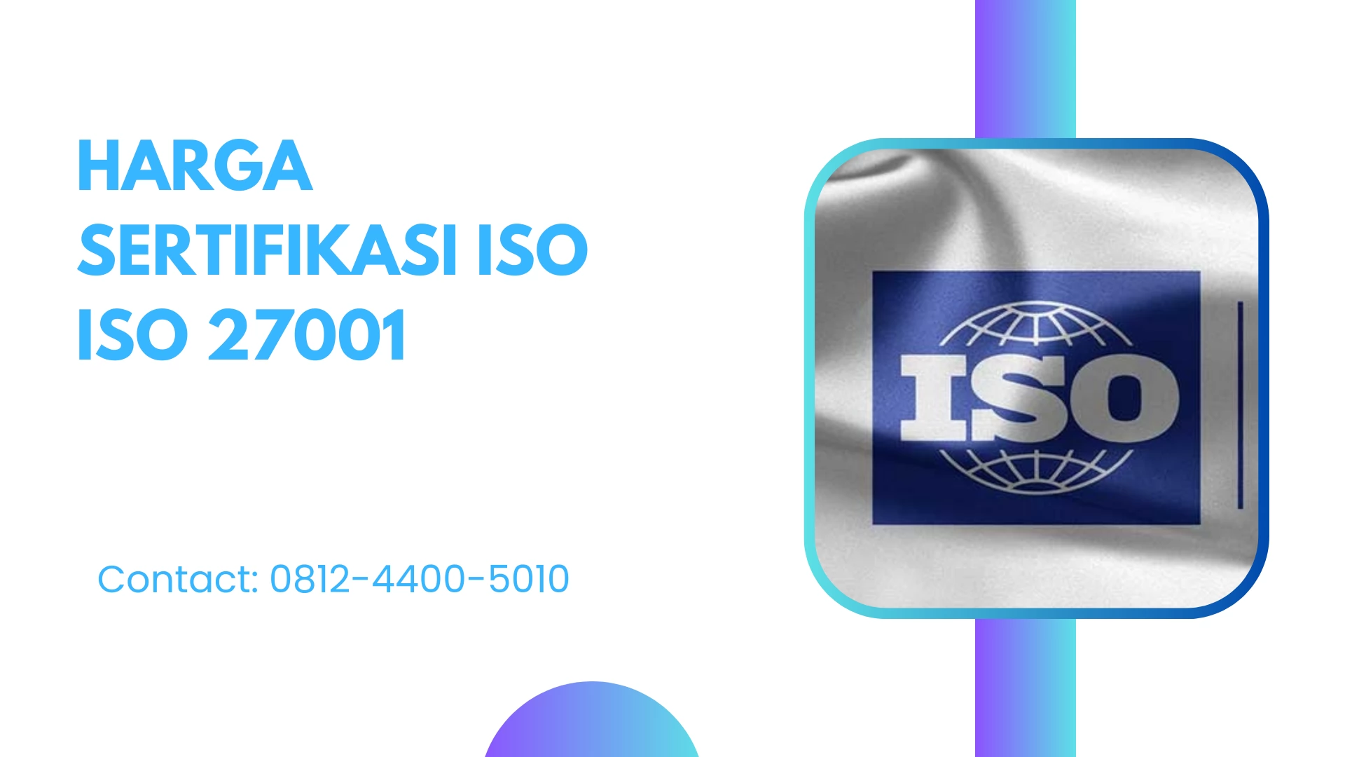 Harga Sertifikasi ISO ISO 27001